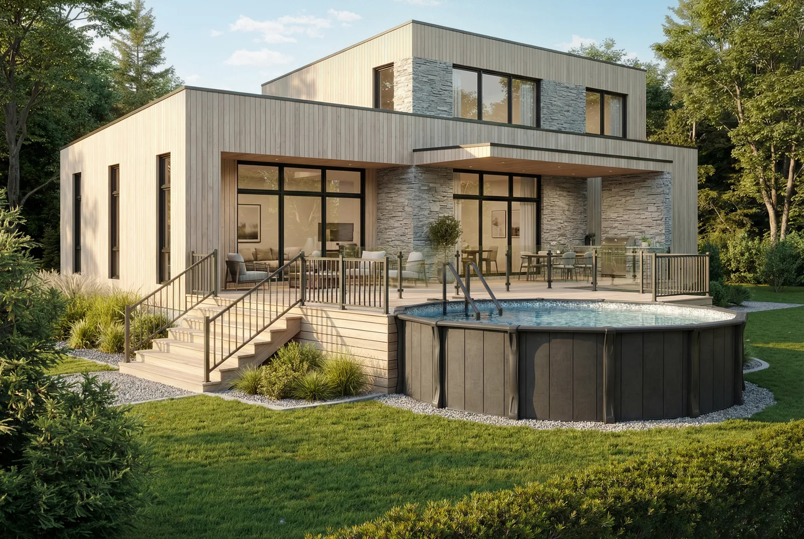 Piscine Trévi Onyx Trévi, photo 3