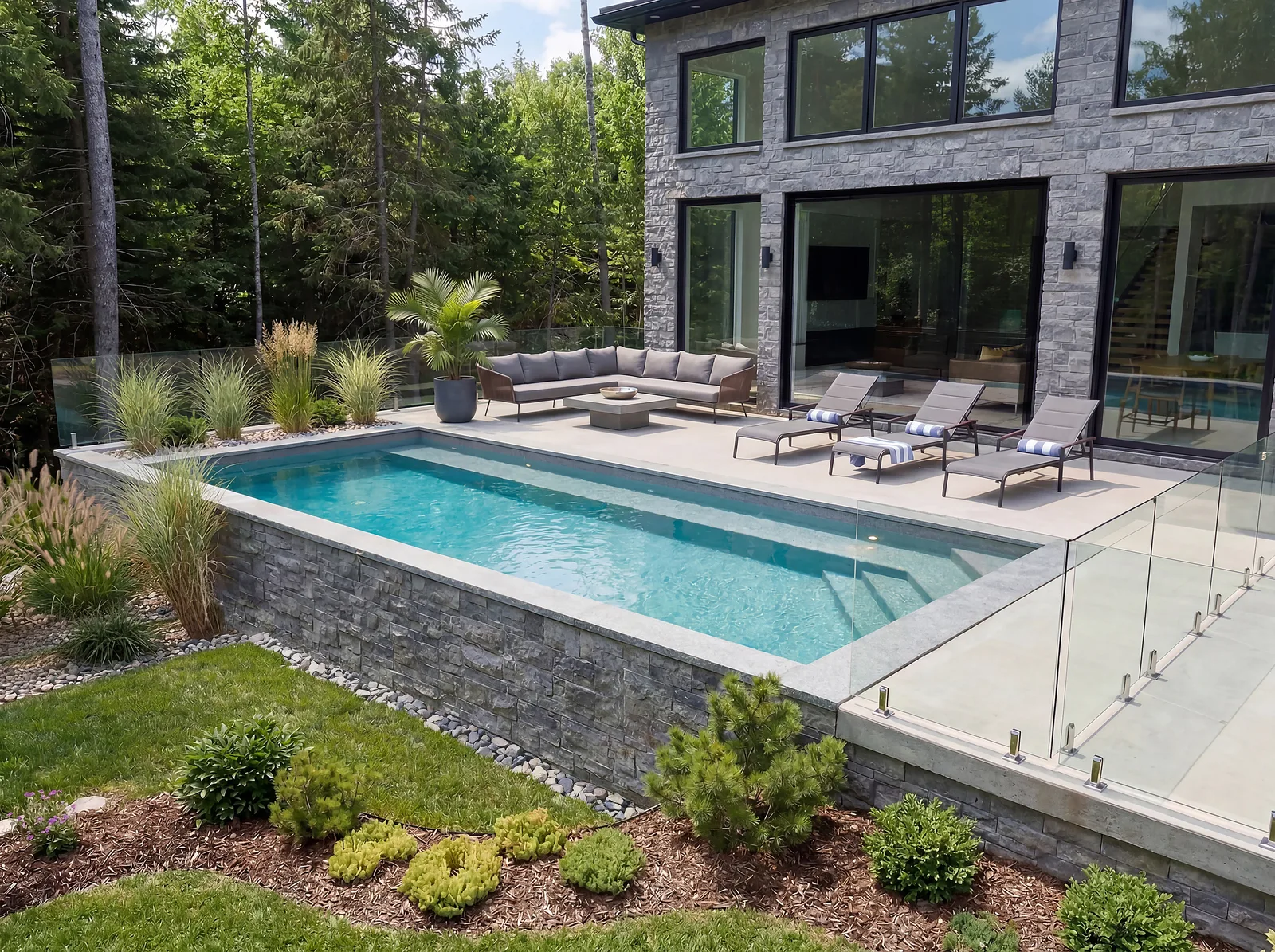 Piscine Trévi Prestige Exposée Trévi, de jour