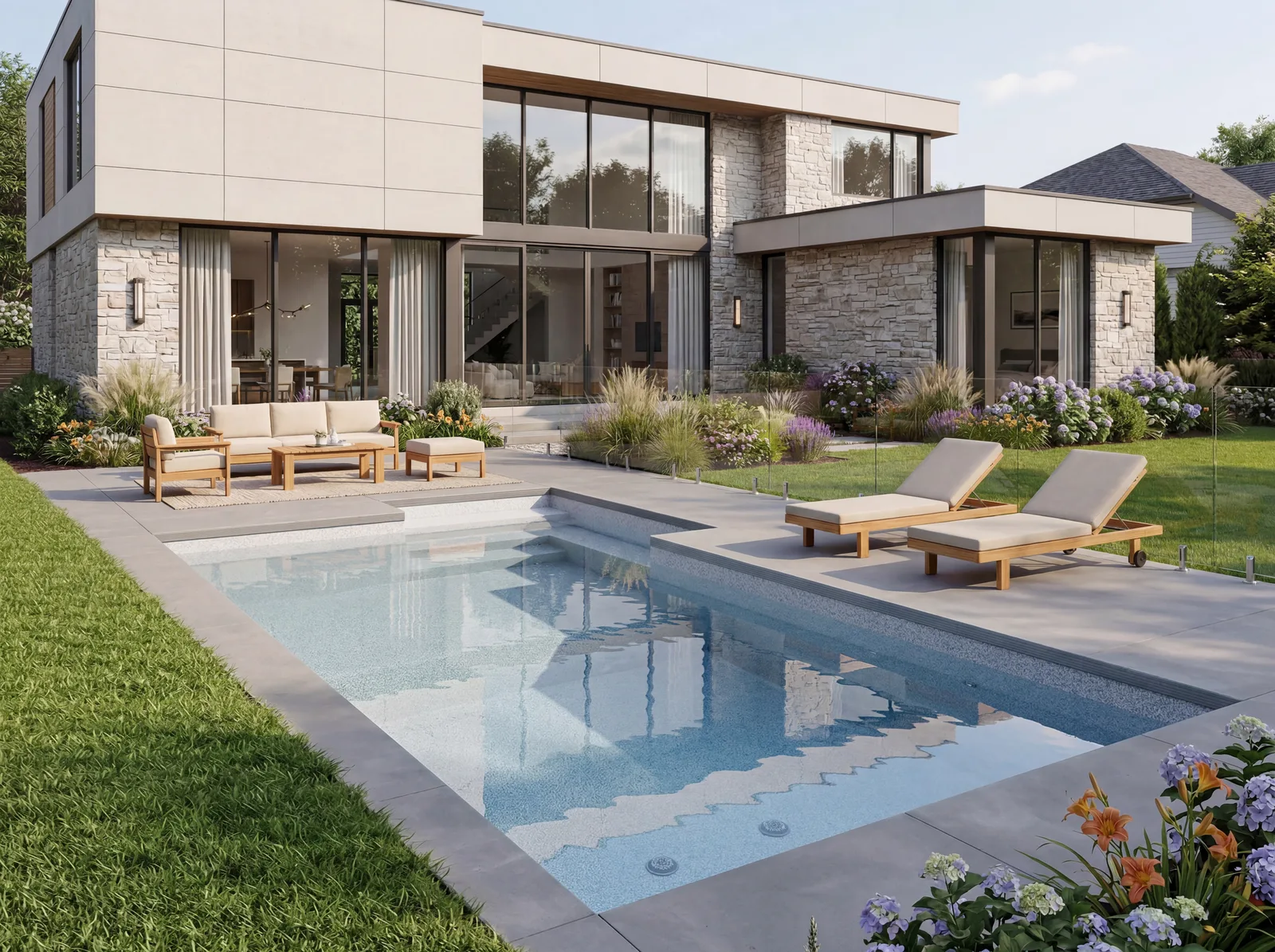 Piscine Trévi Prestige Trévi, de jour