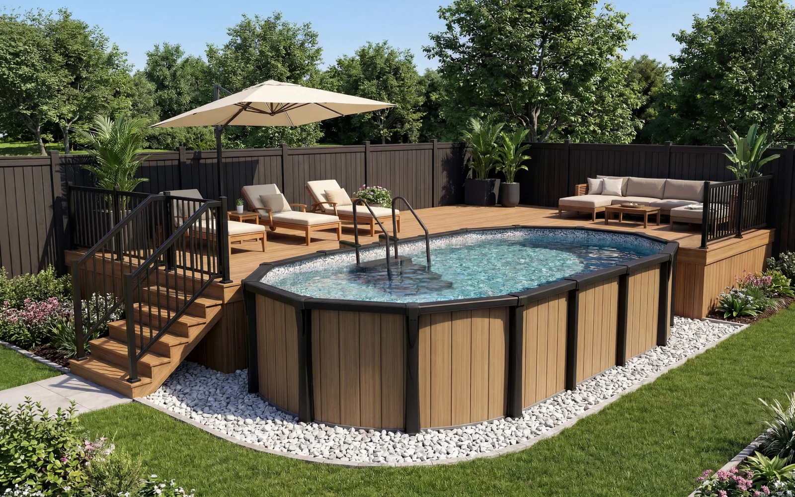 Piscine hors terre Trévi Omega