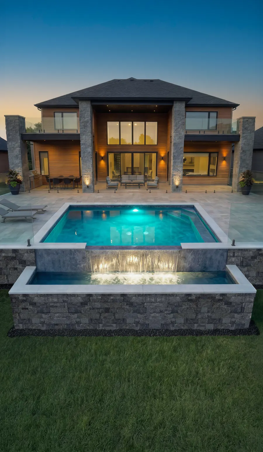 Piscine Trévi Infinity — réalisation Trévi