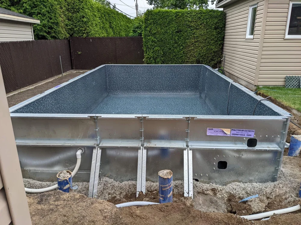 Installation d’une piscine creusée Trévi