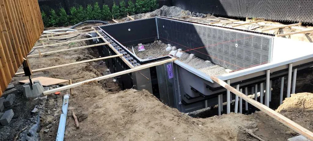 Installation d’une piscine creusée Trévi