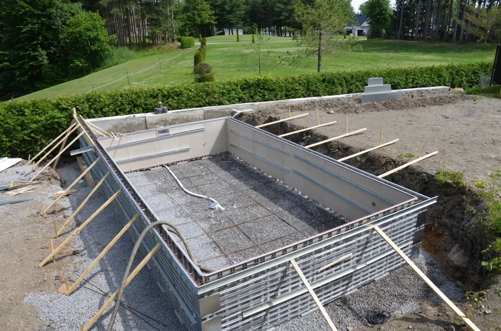 Installation d’une piscine creusée Trévi