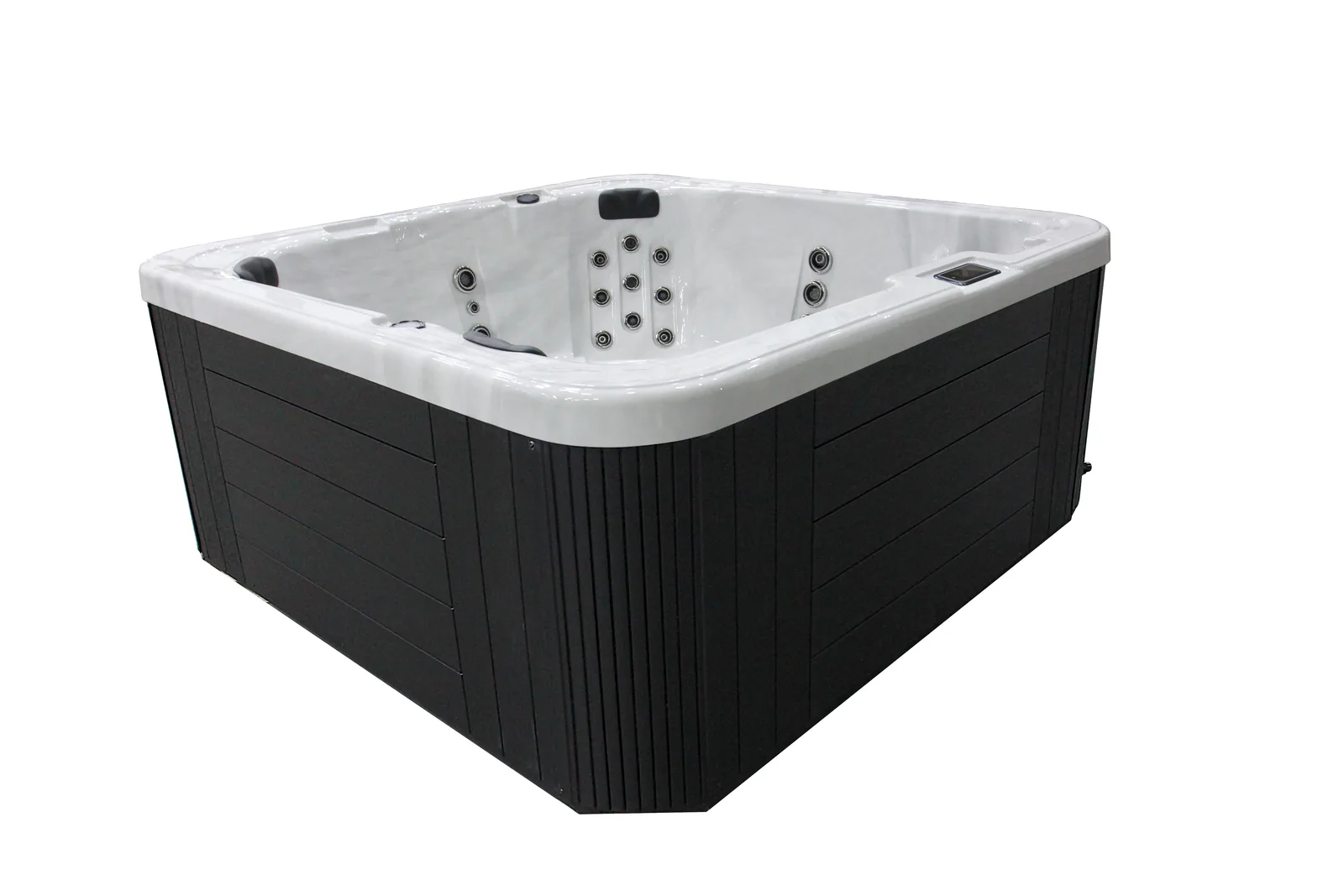 Spa Trévi Aspen — vue de côté (jupe et cabinet)