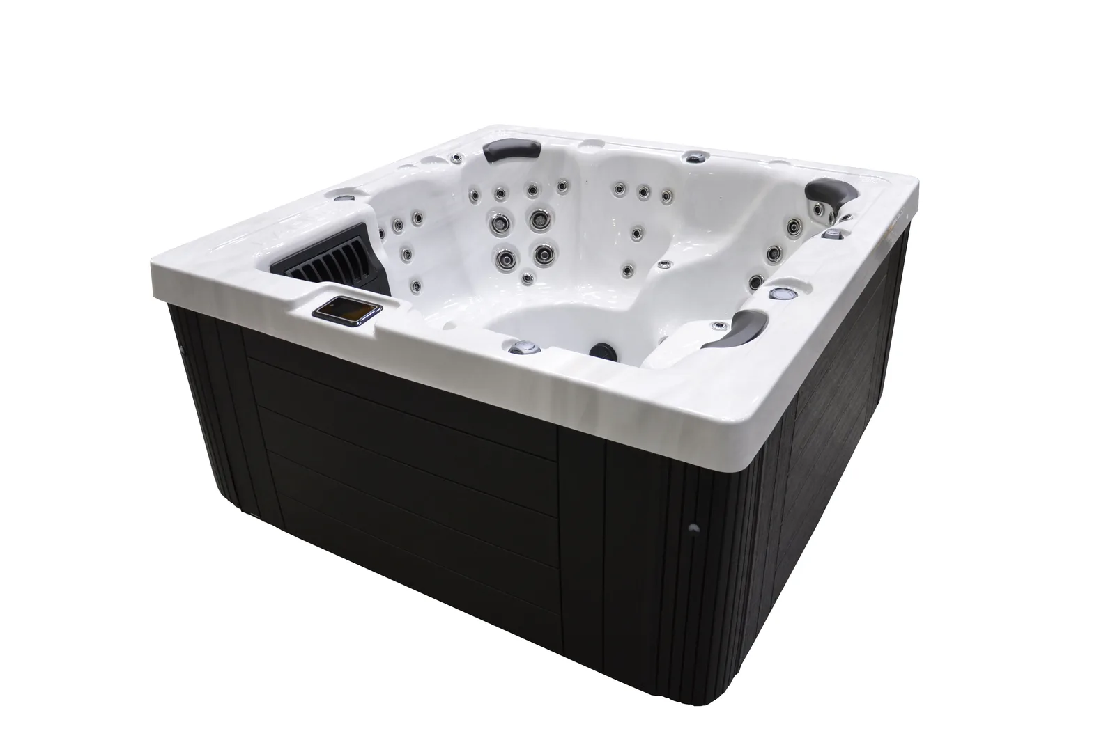 Spa Trévi Atlantis — vue de côté (jupe et cabinet)