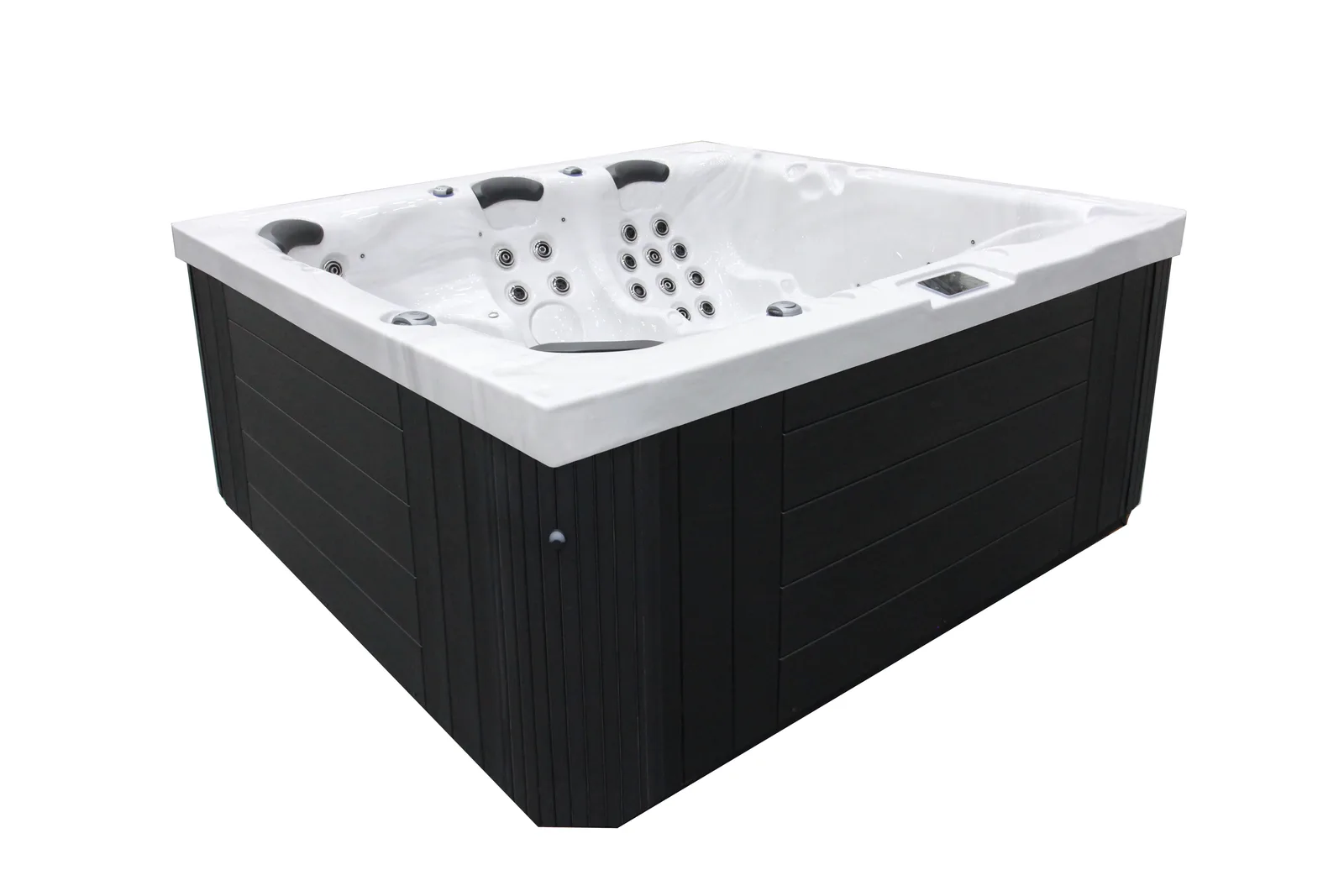 Spa Trévi Bellatrix — vue de côté (jupe et cabinet)