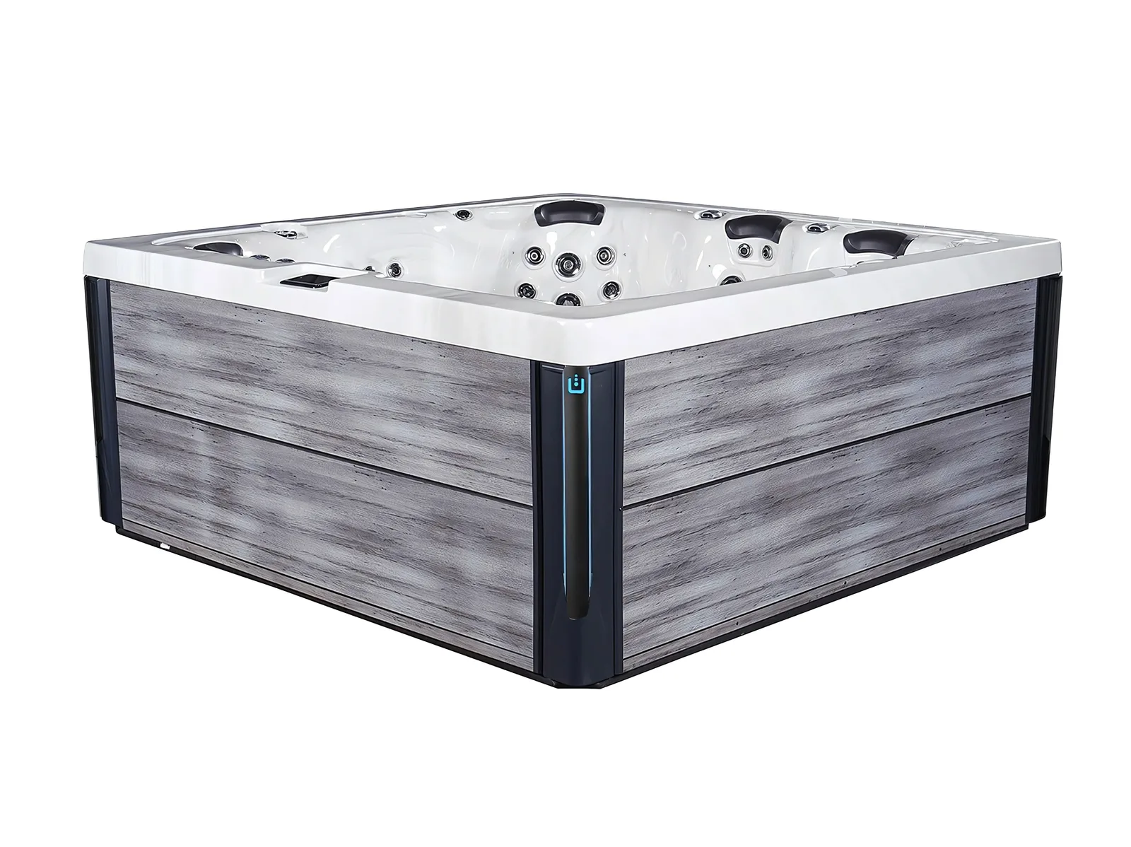 Spa Trévi Horizon — vue de côté (jupe et cabinet)