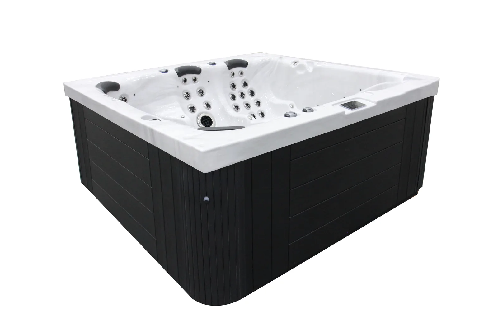 Spa Trévi Mimosa — vue de côté (jupe et cabinet)