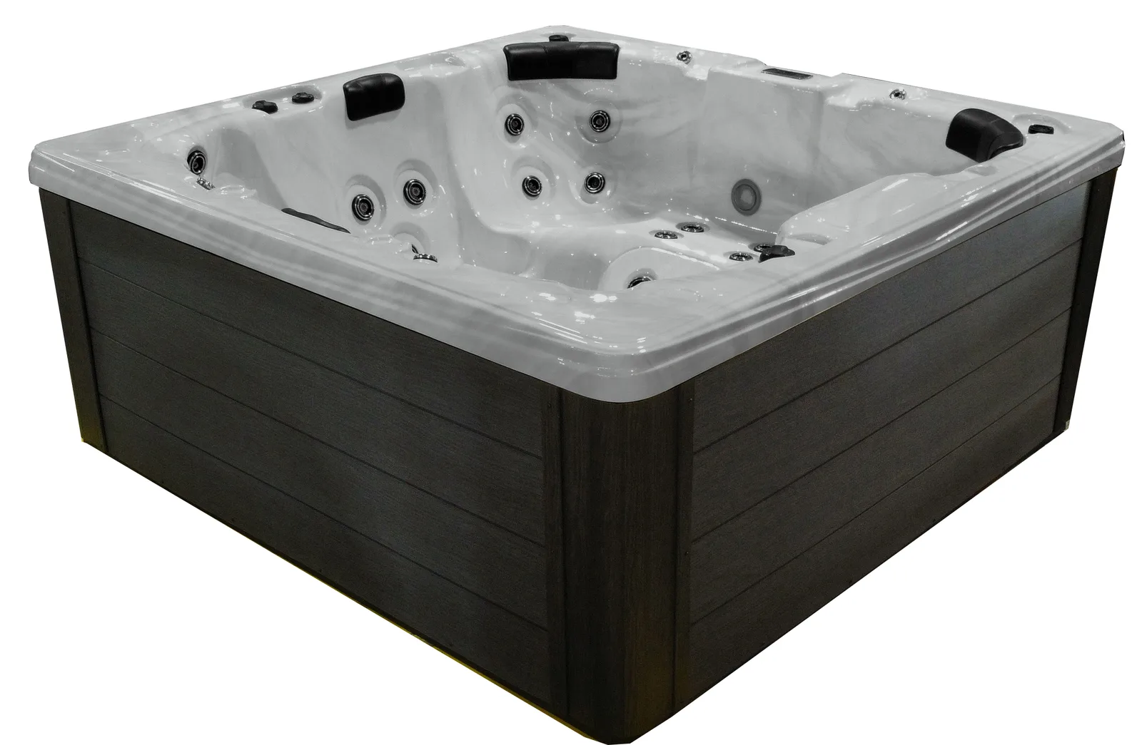 Spa Trévi Ocean Breeze — vue de côté (jupe et cabinet)