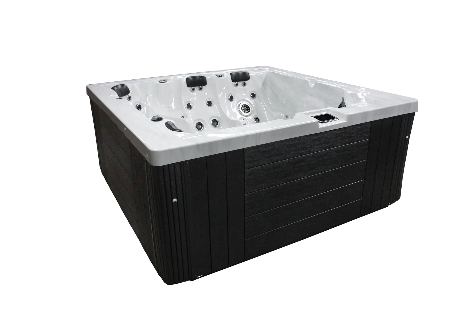 Spa Trévi Vega — vue de côté (jupe et cabinet)
