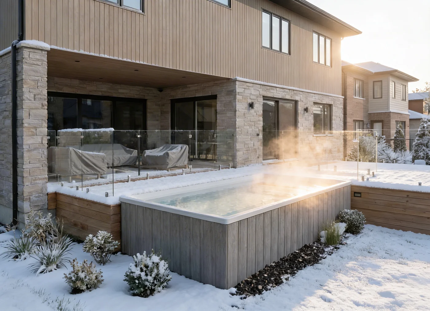 Piscine Trévi Urbania — Hiver