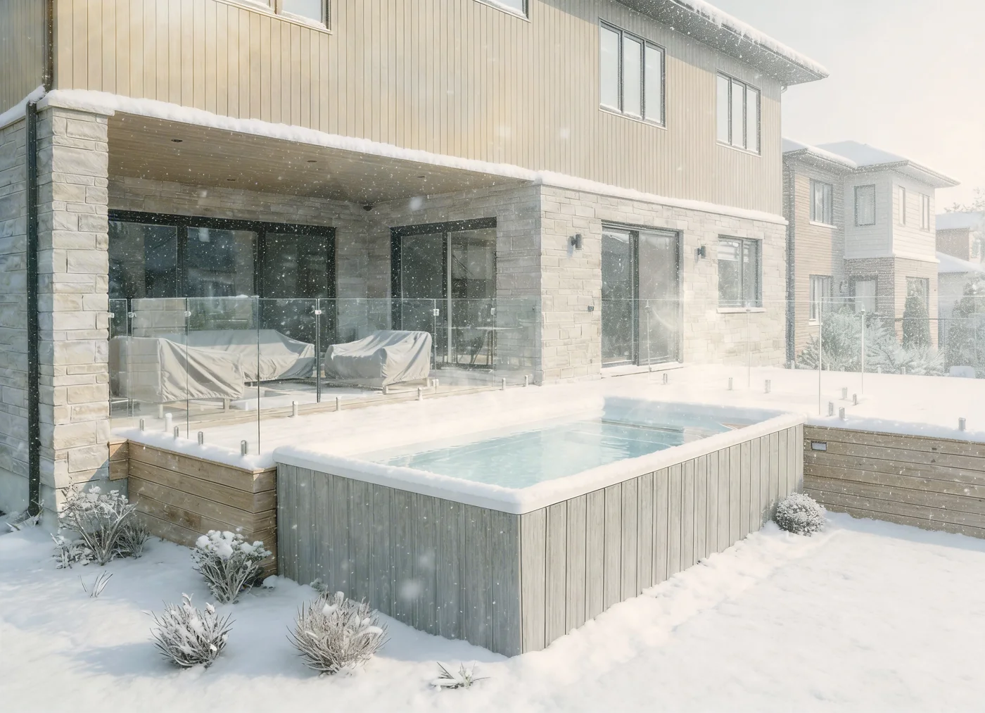 Piscine Trévi Urbania — Hiver